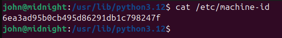 Recovered hostname