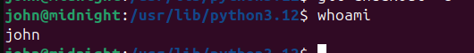 Recovered username